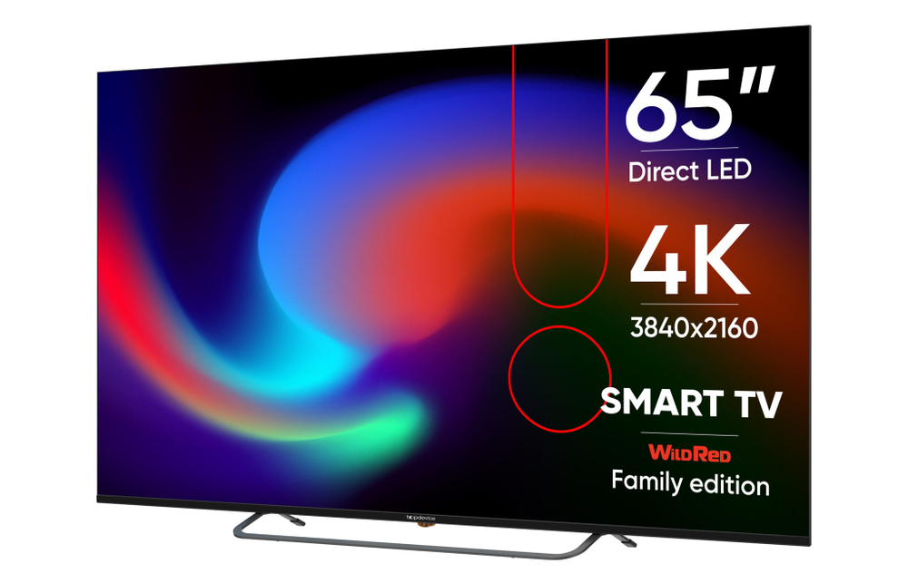 Телевизор ЖК Topdevice 65" TDTV65BS05U_BK