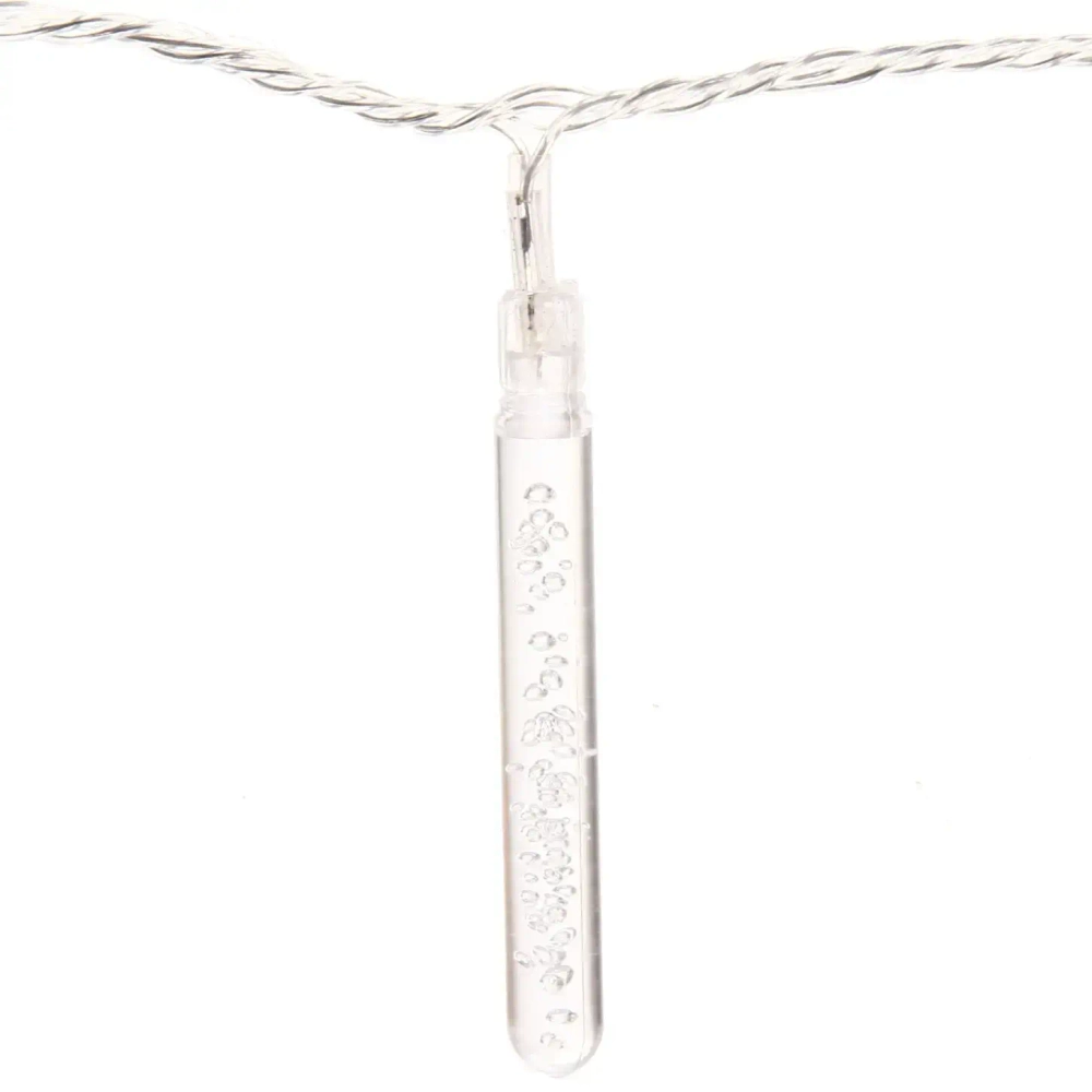 Гирлянда для дома 4,0 м 20 ламп LED с насадками ЛЬДИНКА, прозрач.пров., авторежим.,IP-20 RG/RB (возможность соединения)