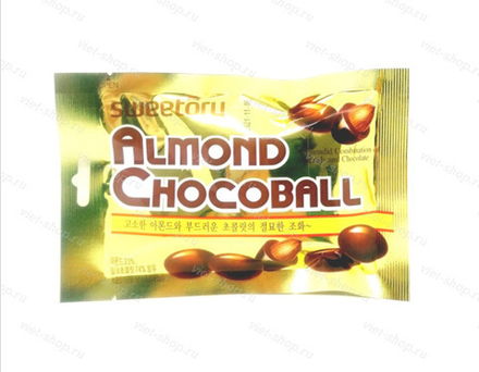 Миндаль в шоколаде Almond Chocoball, 50 гр.