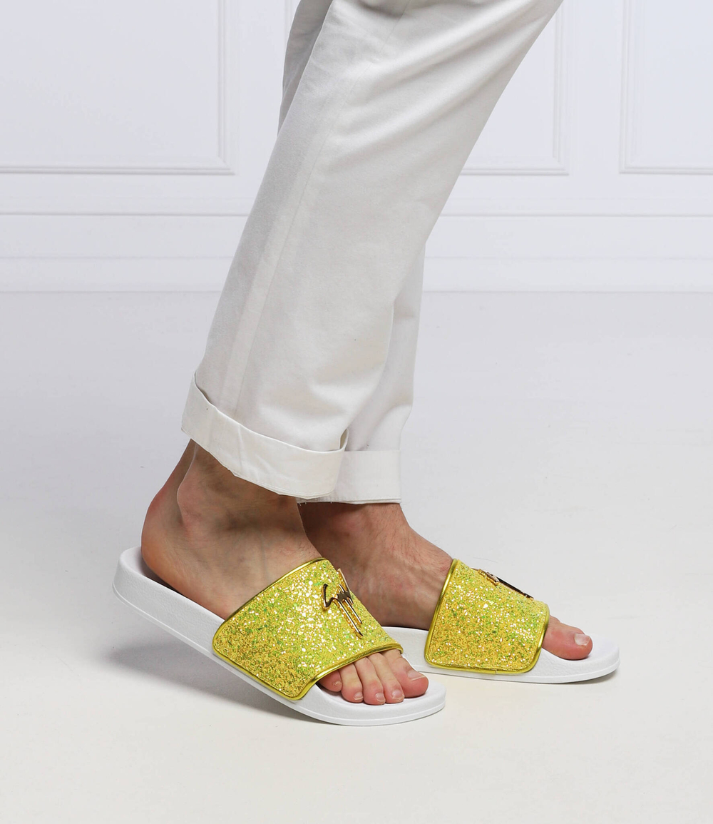 шлепанцы maxipot Giuseppe Zanotti - желтый(RM00008)