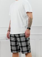 Шорты мужские Тор-2.1 Виотекс КЛЕТКА ЧЕРНАЯ