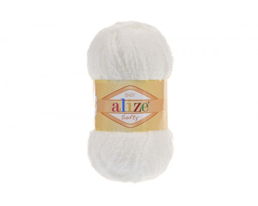 ALIZE &quot;SOFTY&quot; 100% Микрополиэстер, 50 гр., 115 м, Жемчужный