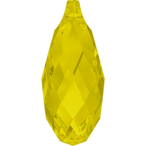 evoli 6010 Briolette Pendants - Yellow Opal