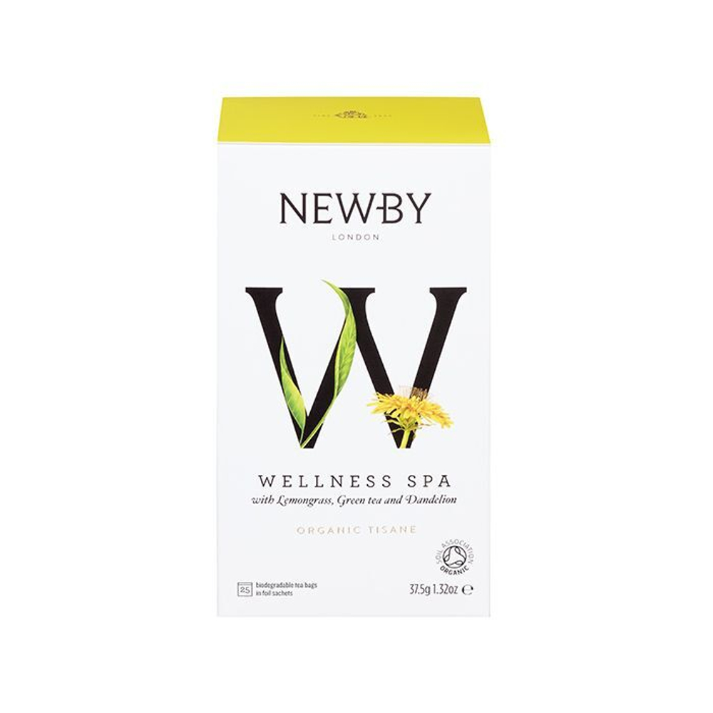 Чай травяной Newby Велнес Спа в пакетиках 25 шт