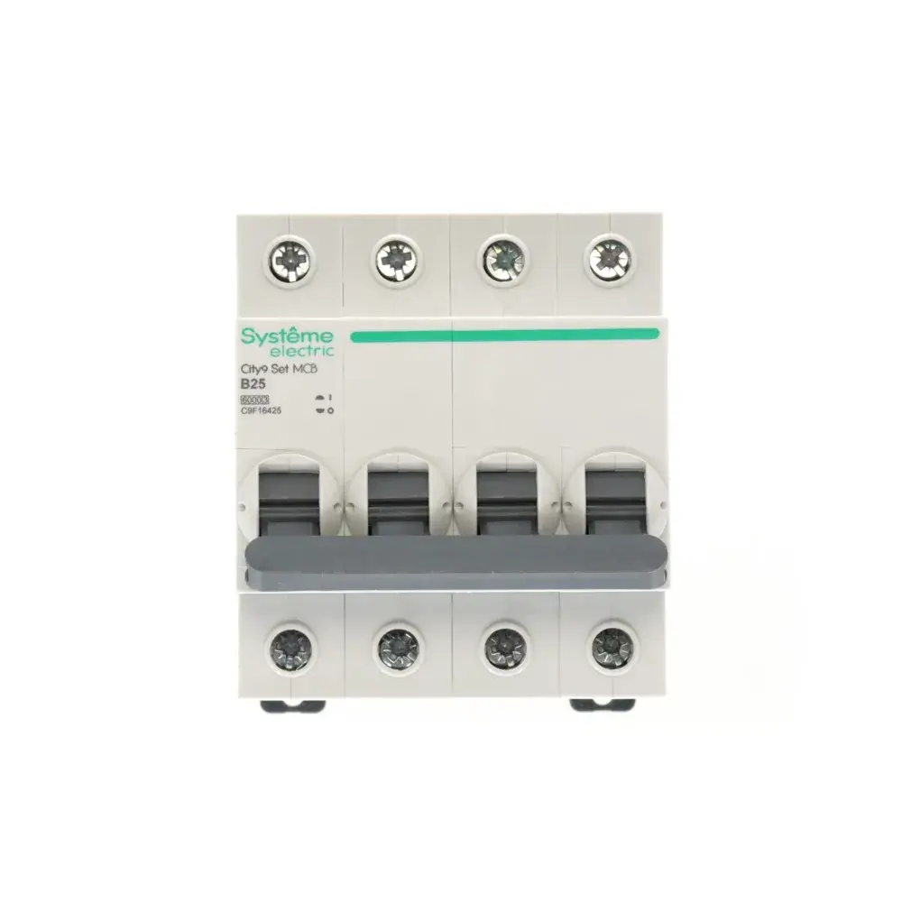 City9 Set Автоматический выключатель (АВ) B 25А 4P 6kA 400В