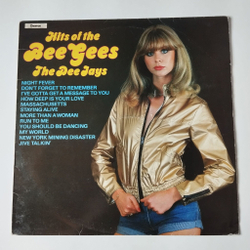 Винтажная виниловая пластинка LP The Dee Jays Hits Of The Bee Gees (UK 1979)