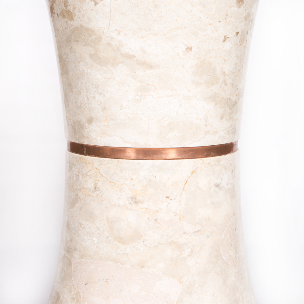 Раковина напольная из мрамора Pedestal MN-63224 50*50*90