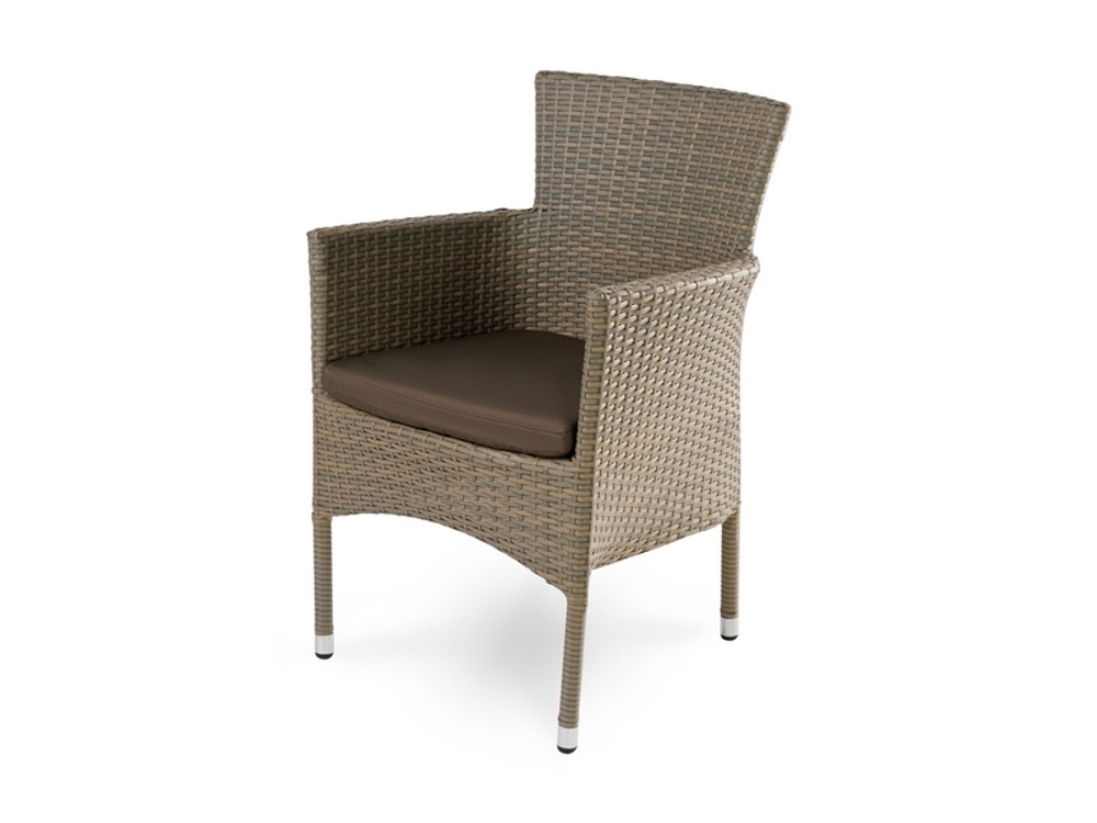 Плетеное кресло AROMA светло-коричневое