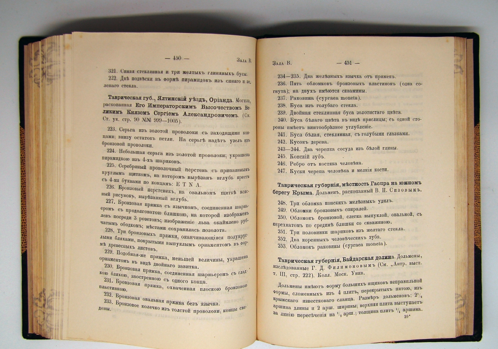 "Императорский Российский Исторический музей. Указатель памятников". 1893г. - антикварное издание