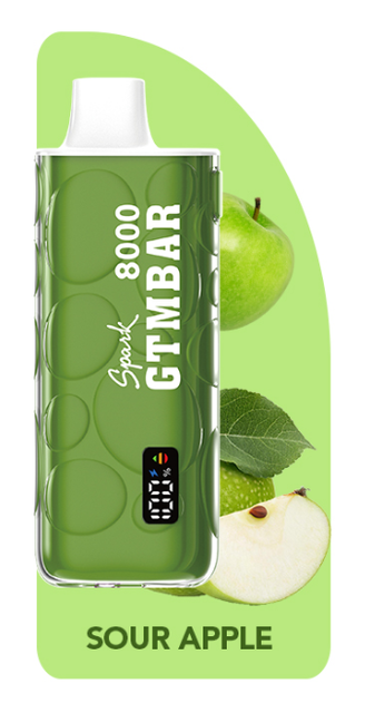 Одноразовый Pod GTM Bar Spark - Sour Apple (8000 затяжек)