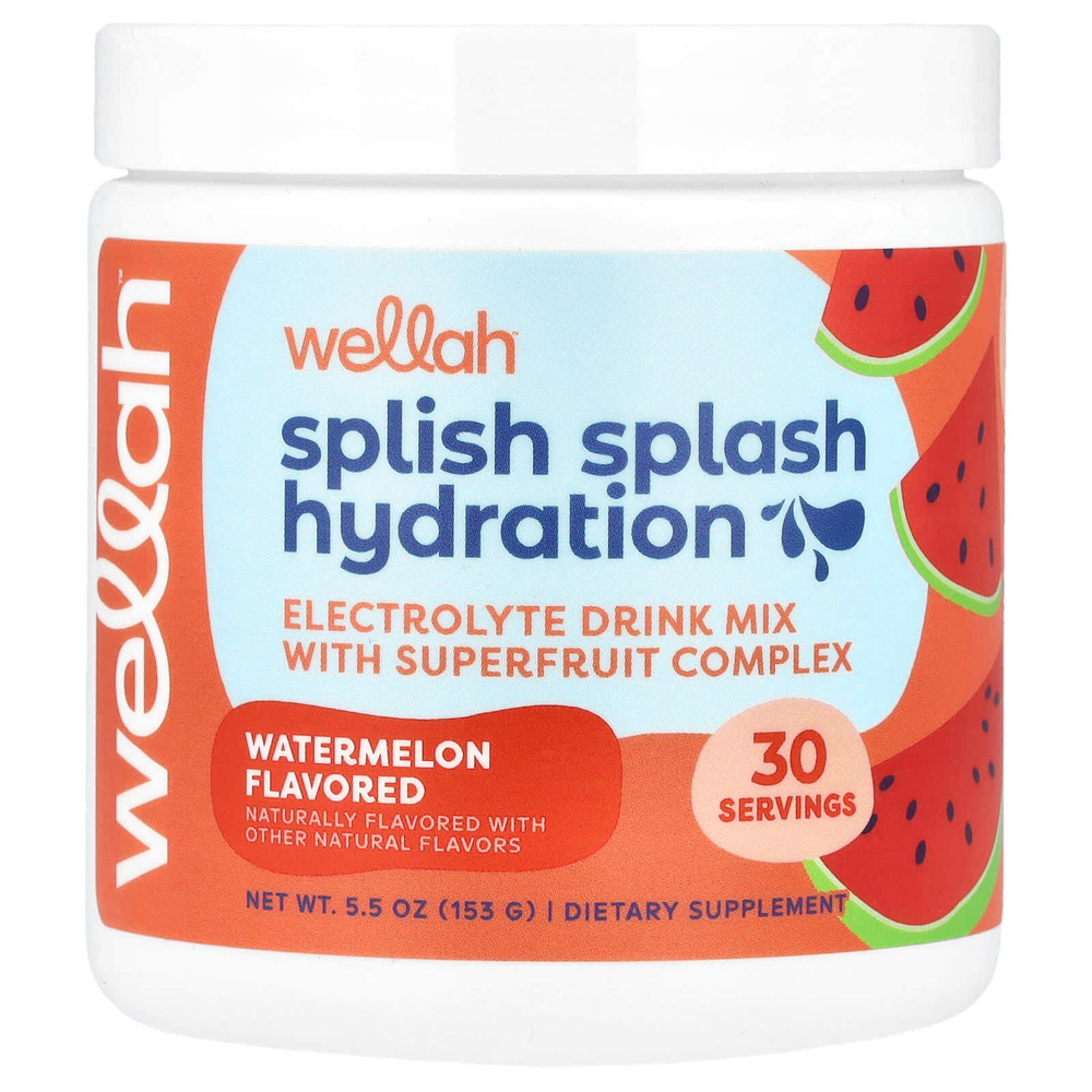 Wellah, Splish Splash Hydration, арбуз, 153 г (5,5 унции)