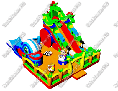 Надувной батут "Змей Горыныч и друзья"