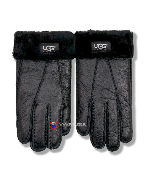 ПЕРЧАТКИ UGG MEN GLOVES Black Metallic