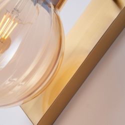 Бра Heathfield Lighting - Medina Wall Brass/Amber By Imperiumloft