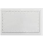 Бейдж горизонтальный BASY "Z0117", 57х90 мм, с клипсой и булавкой (размер вставки 57х90 мм)