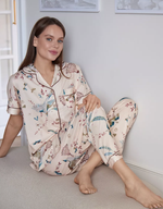 Пижама б/в штаны+рубашка к/р 2528