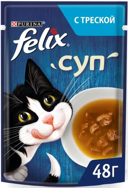 Felix Суп с Треской 48г.*36шт.