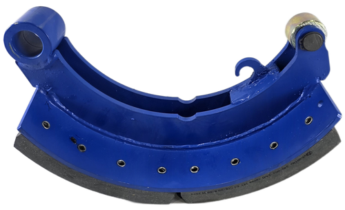 Колодка барабанного тормоза а/м КАМАЗ-5460, 6522, 6520, Нефаз 5297 на средний и задний мост МАДАРА (нижняя/сварная ширина 180 мм.) АККОР