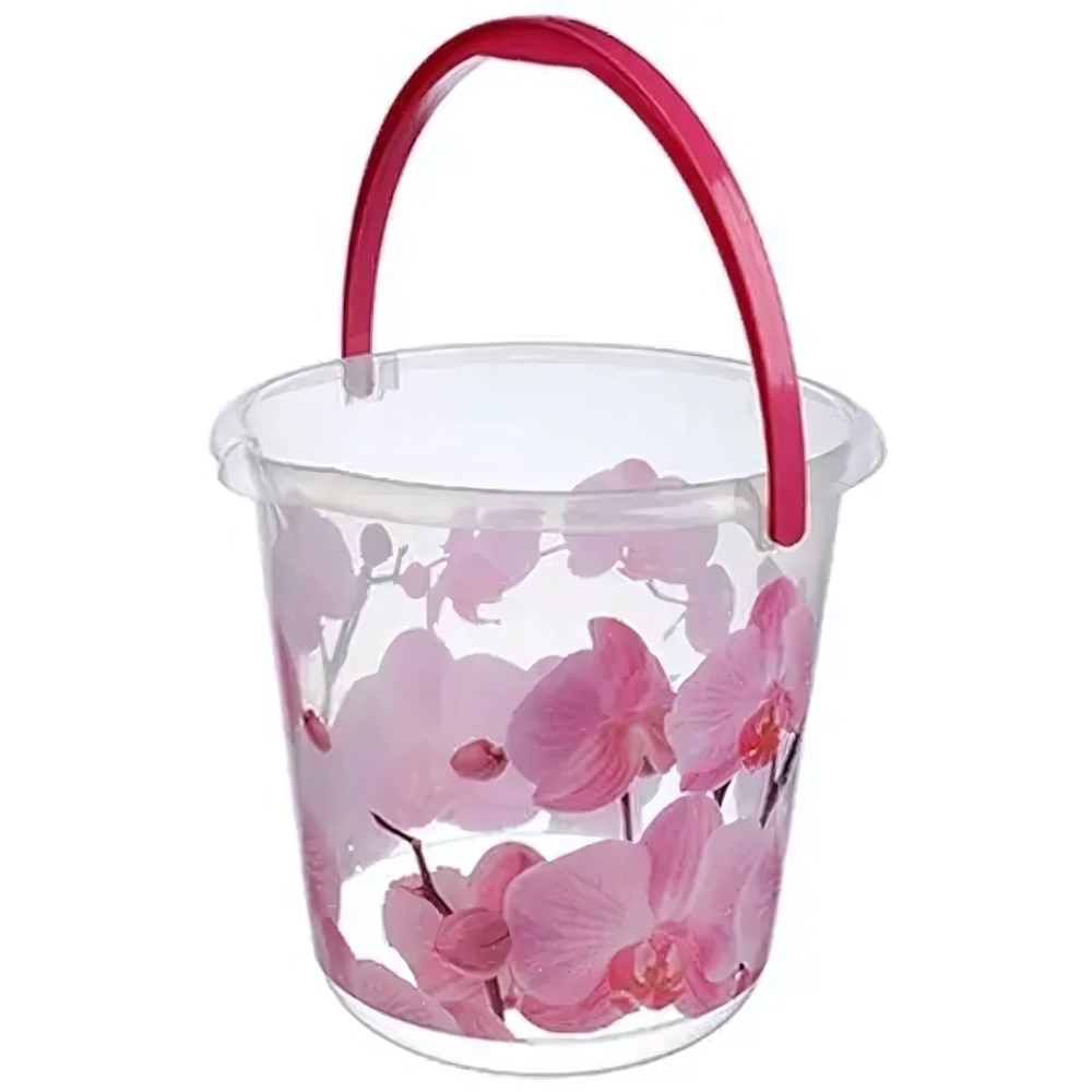 Ведро ДЕКО 5л орхидея 0,22,23х0,23м