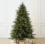 Елка с гирляндой встроенной «Elegance» (Литая+пвх) 270 см / 2,7 м