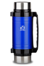 Термос универсальный (для еды и напитков) Арктика (2,5 литра) с супер-широким горлом, синий