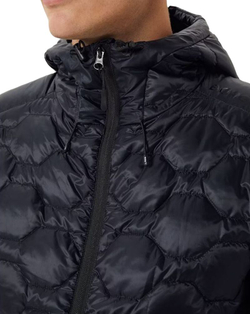 Мужская теннисная куртка Björn Borg Liner Hooded Down - черный