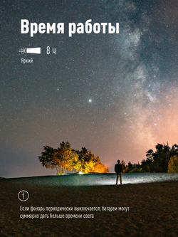 Фонарь налобный YJ998 c Li-Ion аккумулятором