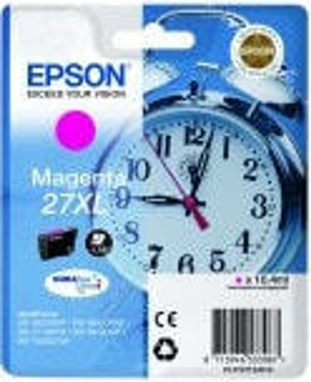Epson Alarm clock 27XL DURABrite Ultra Подлинный Пурпурный 1 шт C13T27134010