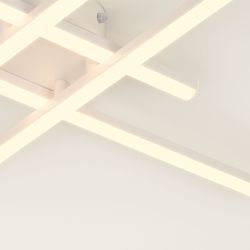 Светильник потолочный светодиодный ЭРА Модерн Nora CLL-1-62W 3К-6,5К RC WH с ДУ белый