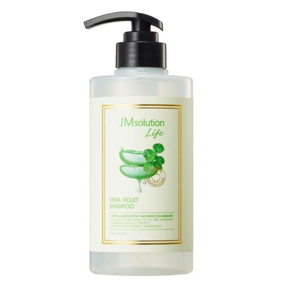 JMsolution Life Vera Violet Shampoo шампунь для бережного очищения сухих, ломких и ослабленных волос с экстрактом алоэ вера