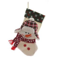 GAEM Носок для подарков "Снеговик", L25 W7 H49 см, 2в.