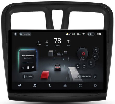 Магнитола для Renault Logan 2, Sandero 2 2014+ (рамка 9) - Teyes CC4-PRO монитор 13" 2K QLED на Android 13, Snapdragon 778G, 8+128, AI, CarPlay, DSP, 4G SIM-слот