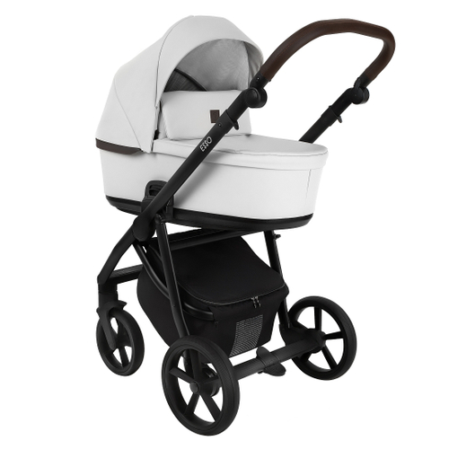 Коляска 2 в 1 Roan Esso Leather, White / Белый