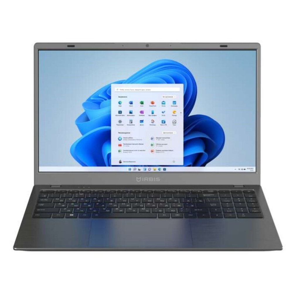 Ноутбук IRBIS GroovyBook 15 Core i5-1240P, 16GB, 1Tb SSD, Intel Iris Xe, 15,6" LCD 1920*1080 IPS, Win11 Pro, Grey