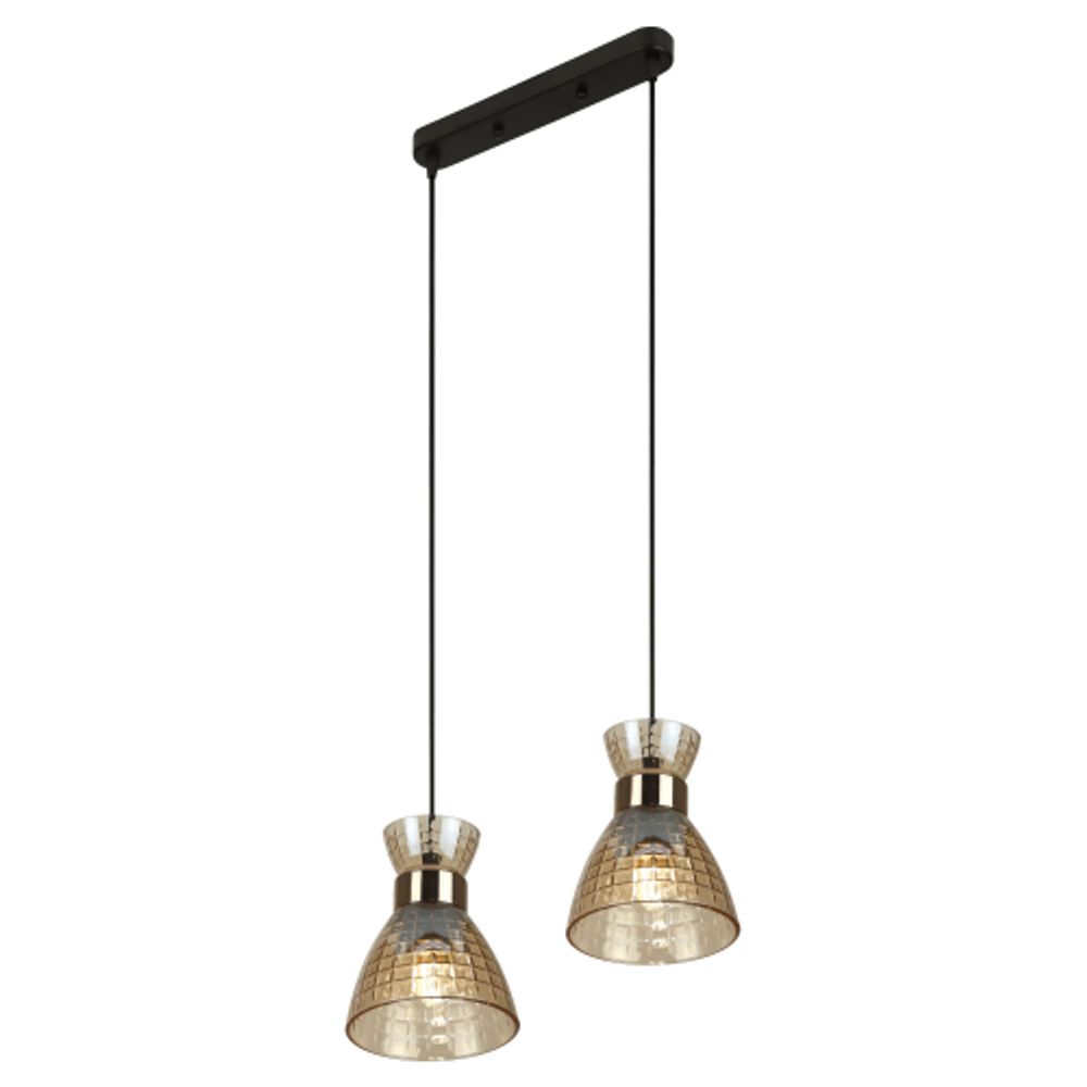 Светильник подвесной (подвес) Rivoli Iris 9186-302 2хЕ27 60 Вт модерн | Лайт