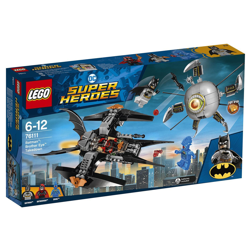 LEGO Super Heroes: Бэтмен: ликвидация Глаза брата 76111 — Batman: Brother Eye Takedown — Лего Супергерои ДиСи