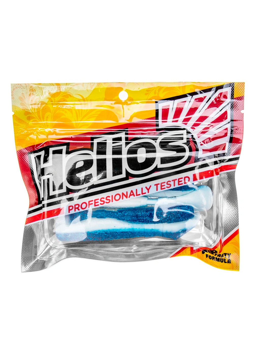 Виброхвост Helios Chubby 3,55"/9 см White 5шт. (HS-4-001)