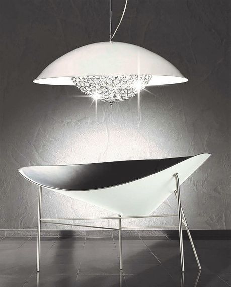 Подвесной светодиодный светильник Lumina Deco Mezzaluna LDP 1578-9B WT