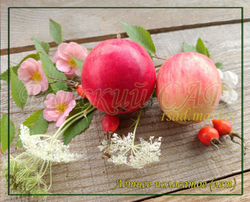 Яблоня Летнее полосатое