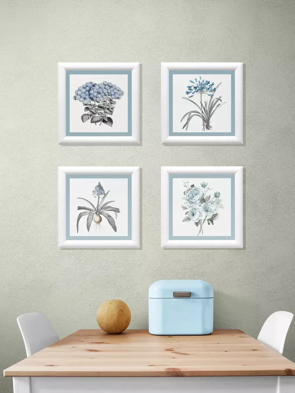 Картины на стену интерьерные набор 4 шт