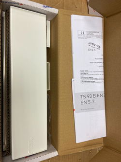 dormakaba (ex. DORMA) TS93 B EN5-7 корпус доводчика для работы со скользящим каналом. Цвет: серебристый (анодированный алюминий)