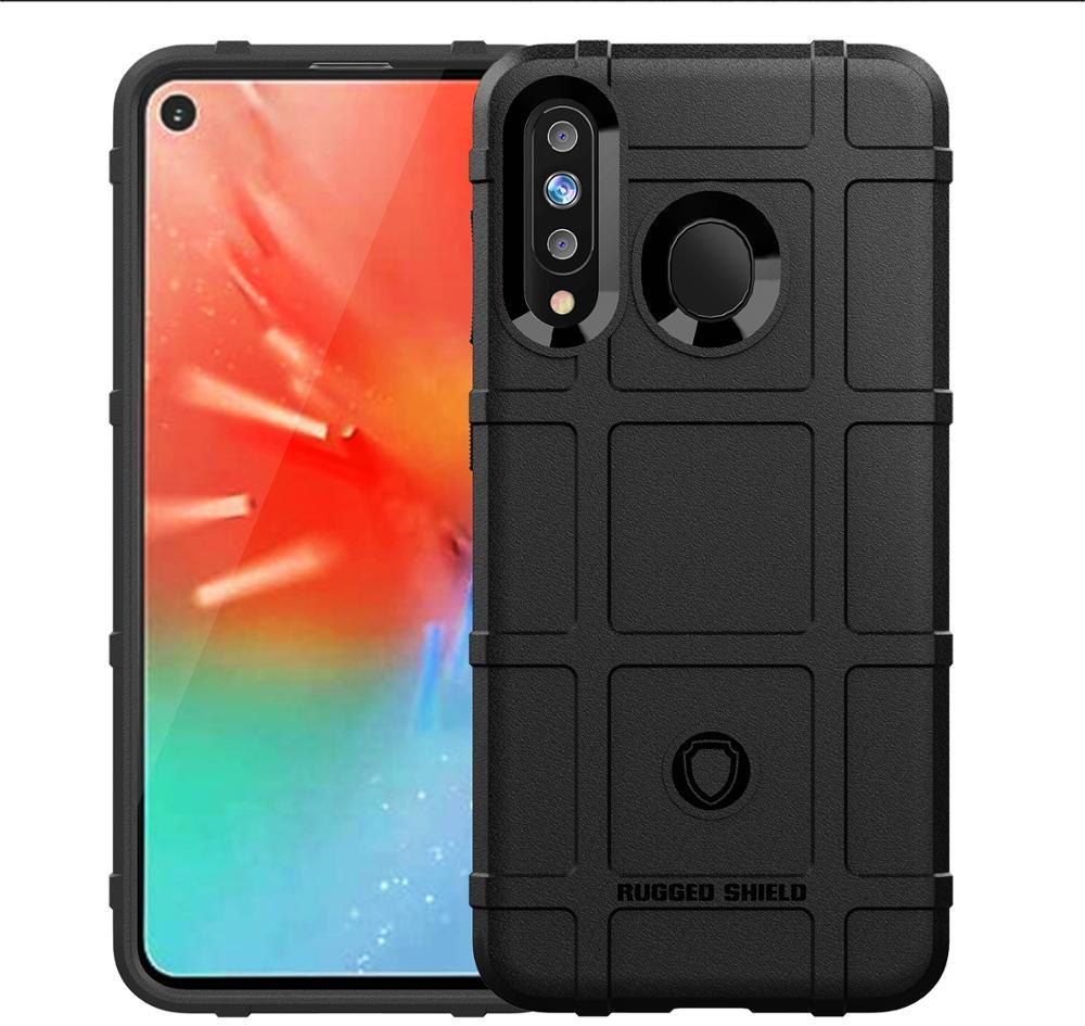 Чехол для Samsung Galaxy A60 (Galaxy M40) цвет Black (черный), серия Armor от Caseport