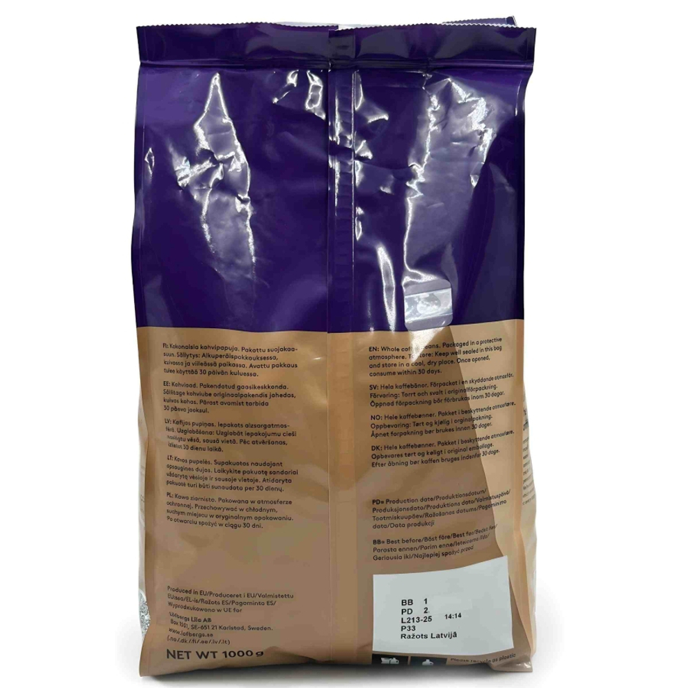 Кофе в зернах Lofbergs Crema, 1 кг (Лофбергс)