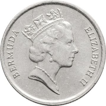 10 центов 1986-1998 Бермуды