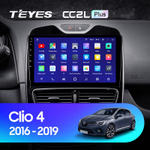Teyes CC2L Plus 10,2"для Renault Clio 4 2016-2019