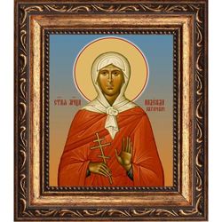 Надежда Ажгеревич мученица. Икона на холсте.