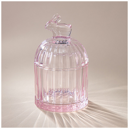 ЕМКОСТЬ ДЛЯ ХРАНЕНИЯ С КРЫШКОЙ "SUNNY" PURPLE 8Х8Х13,5 СМ