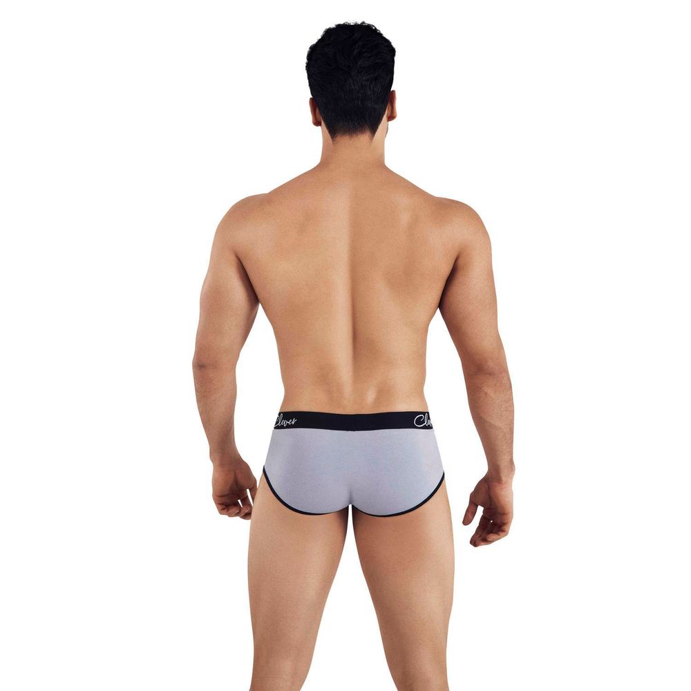 Мужские брифы серые Clever LOWA PIPING BRIEF 031612