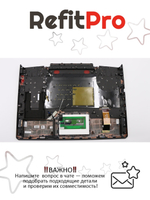 Верхняя панель с клавиатурой (топкейс) для ноутбука Lenovo Legion Y900-17ISK . раскладка - русская, с подсветкой, черная (5CB0L22057), оригинал