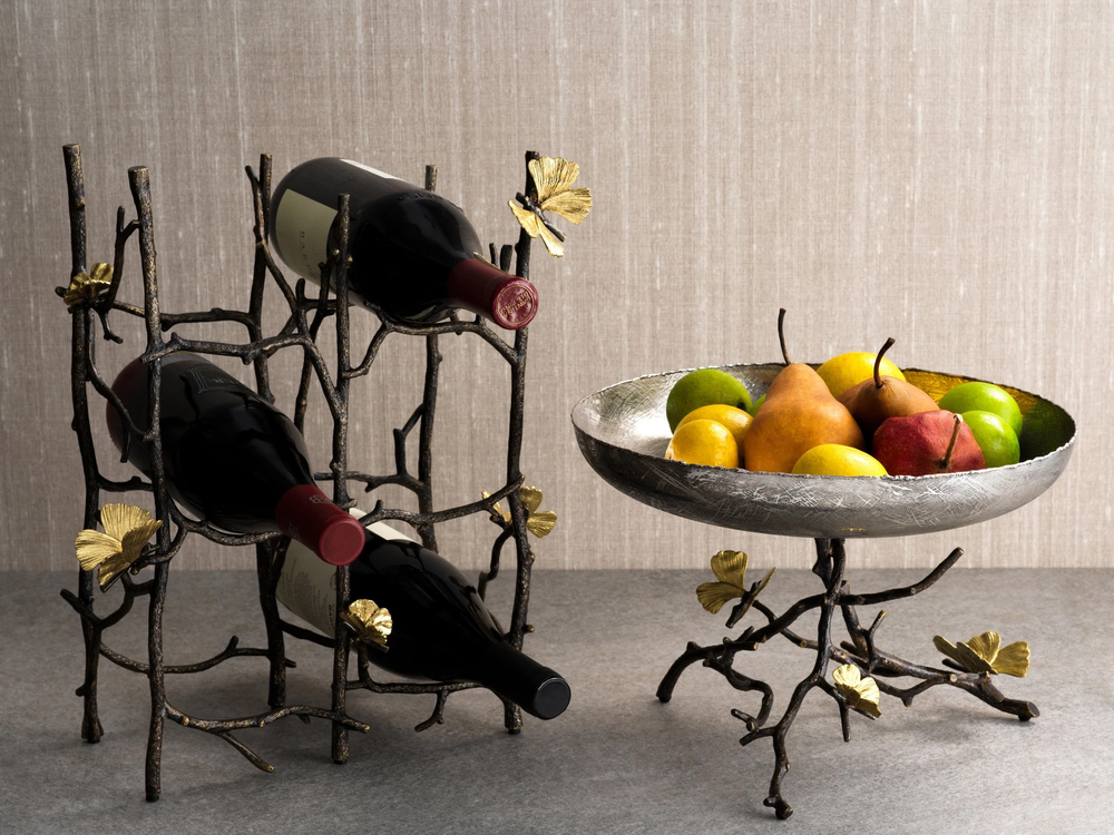 Чаша для фруктов 20см Michael Aram Бабочки гинкго